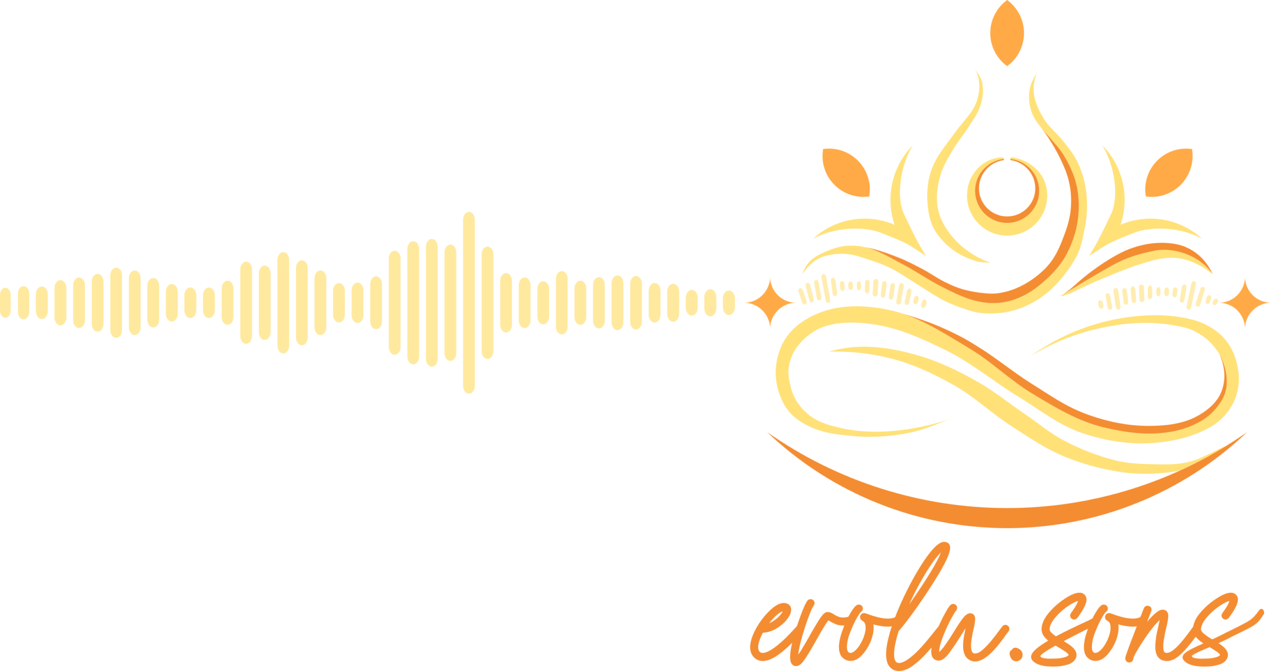 Sonothérapie. Logo evolu.sons